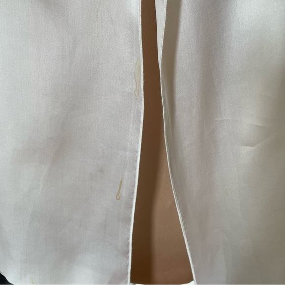 Margot Rozanska Hand-Painted OOAK ART-WEAR Silk Open Lagenlook Jacket Blazer M - Picture 10 of 12